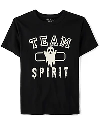 Kids Matching Family Glow Team Spirit Graphic Tee
