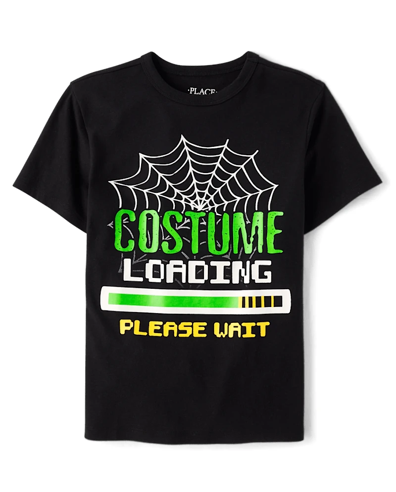 Boys Costume Loading Graphic Tee