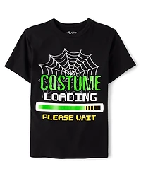 Boys Costume Loading Graphic Tee