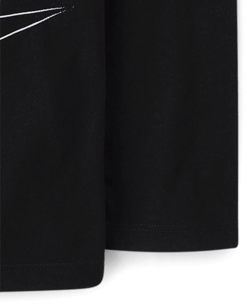Boys Skeleton Football Player Graphic Tee