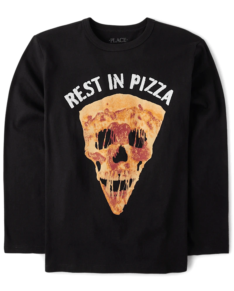 Boys Rest Pizza Graphic Tee