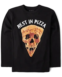 Boys Rest Pizza Graphic Tee