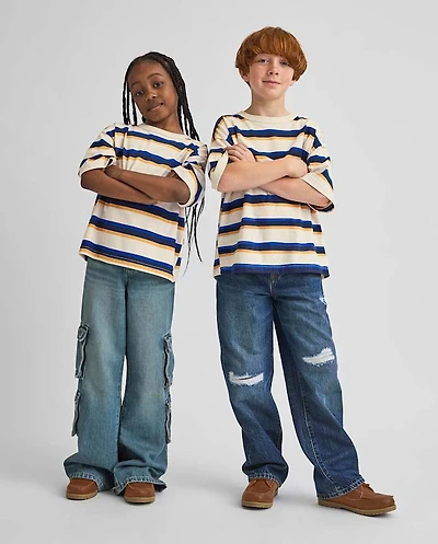 Kids Striped Relaxed Top