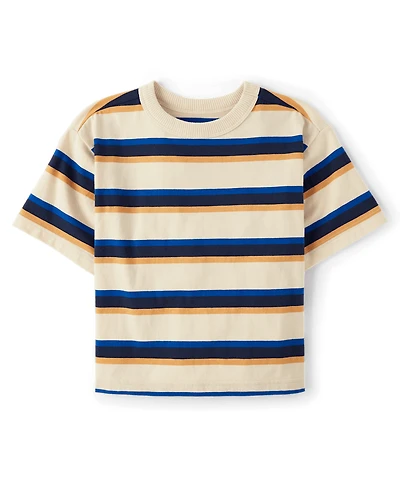 Boys Striped Relaxed Top