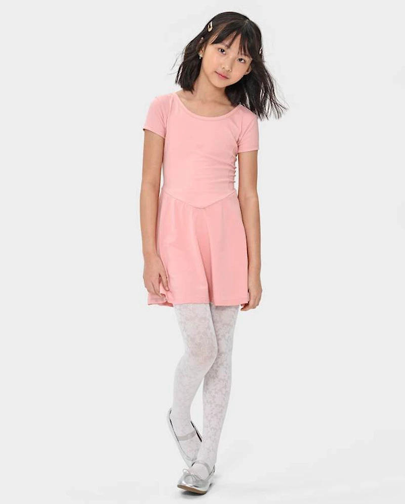 Girls Quick Dry Fit And Flare Tennis Dress