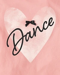 Baby And Toddler Girls Graphic Flutter Top