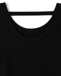 Girls Graphic Flutter Top