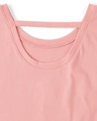 Girls Graphic Flutter Top