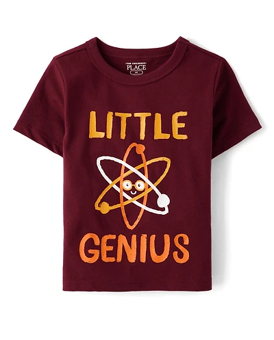 T-shirt graphique Little Genius pour bébés et tout-petits garçons