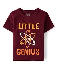 T-shirt graphique Little Genius pour bébés et tout-petits garçons