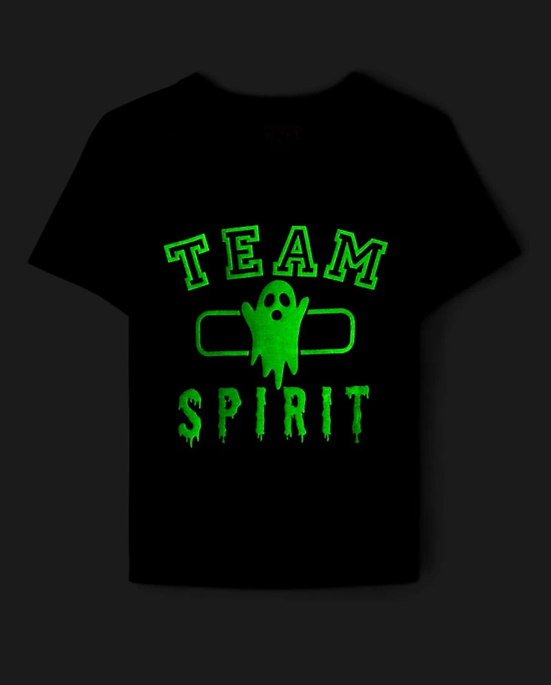 Toddler Matching Family Glow Team Spirit Graphic Tee