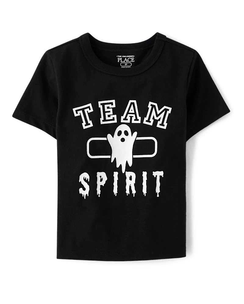 Toddler Matching Family Glow Team Spirit Graphic Tee