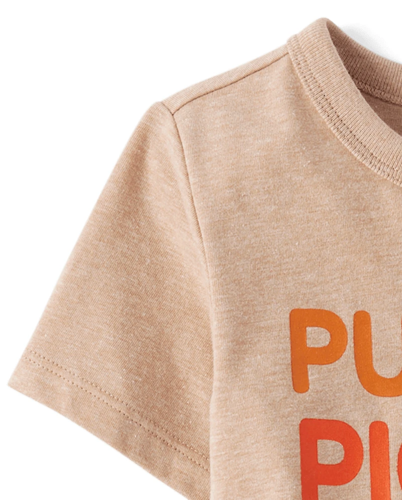 Toddler Matching Family Pumpkin Picking Crew Graphic Tee