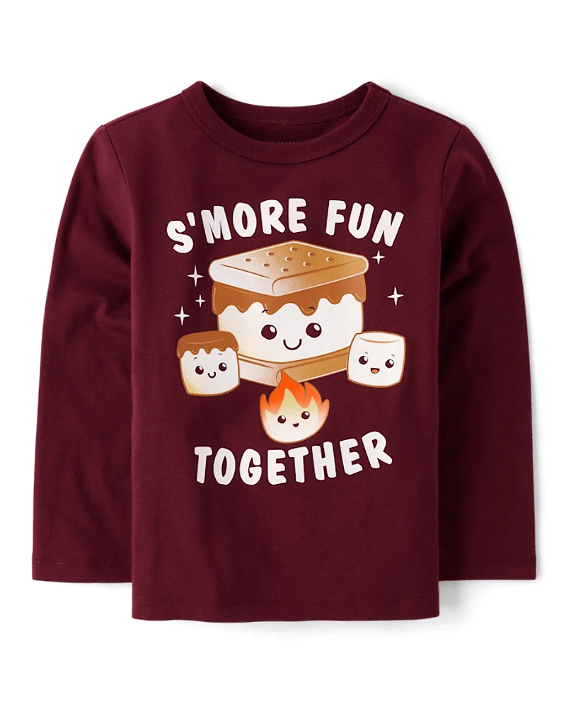 Baby And Toddler Boys S'more Fun Together Graphic Tee