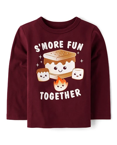 Baby And Toddler Boys S'more Fun Together Graphic Tee