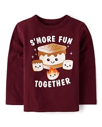 Baby And Toddler Boys S'more Fun Together Graphic Tee