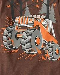 Baby And Toddler Boys Truck Forest Graphic Tee
