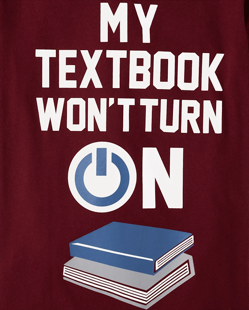 Boys Textbook Graphic Tee
