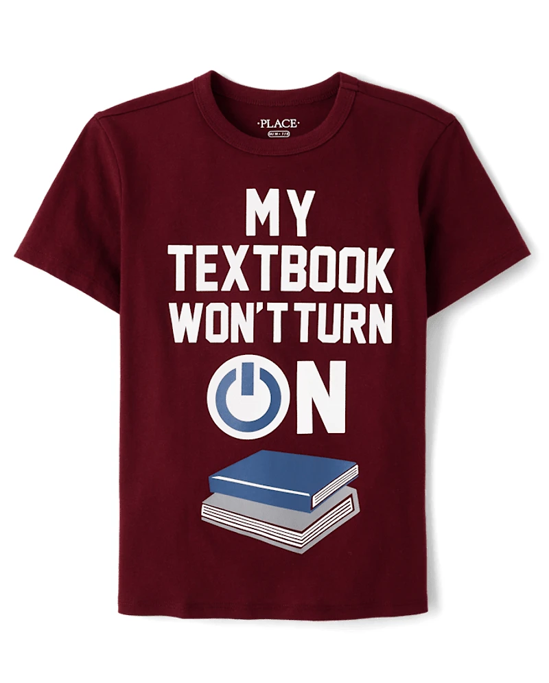 Boys Textbook Graphic Tee