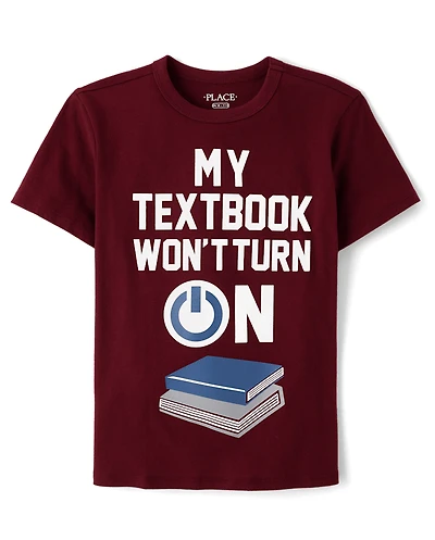 Boys Textbook Graphic Tee