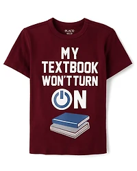 Boys Textbook Graphic Tee