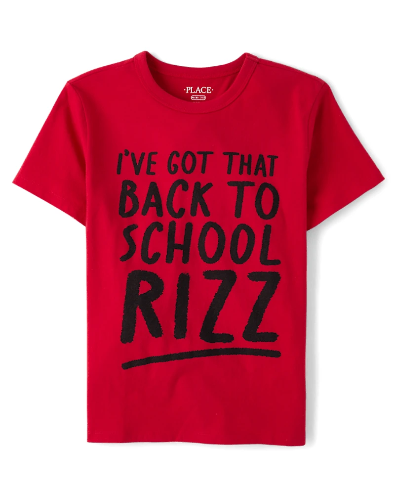 Boys School Rizz Graphic Tee