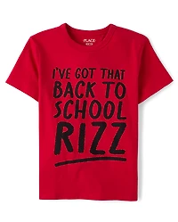 Boys School Rizz Graphic Tee