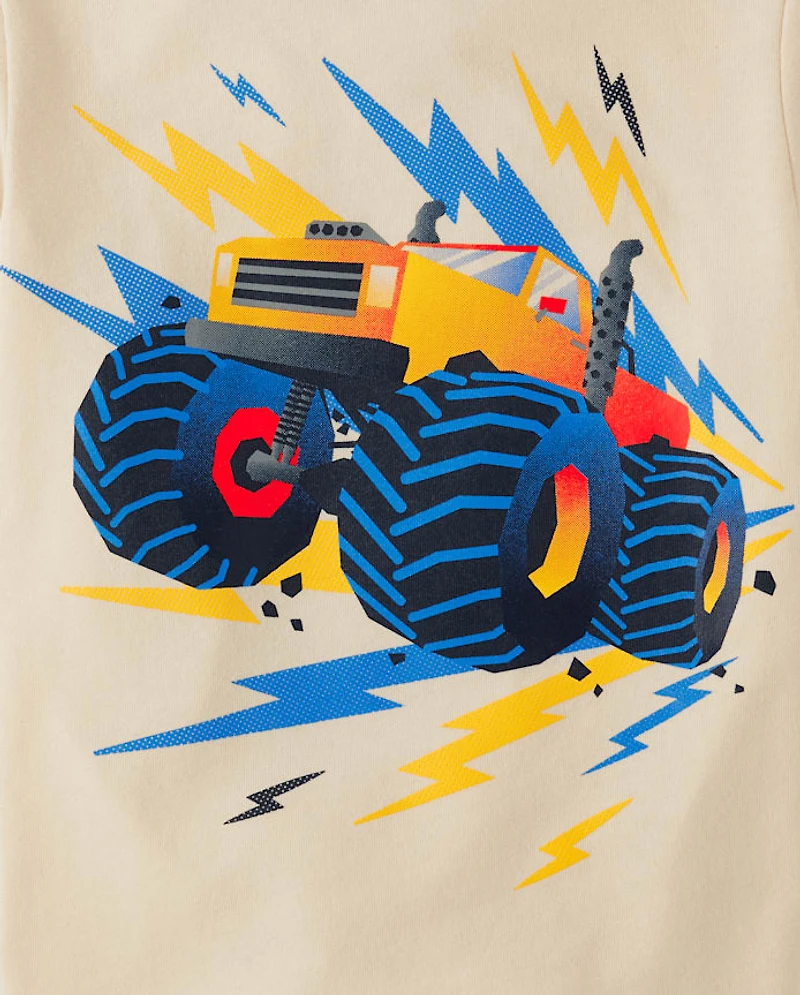 Lot de 3 t-shirts graphiques pour bébés et tout-petits garçons