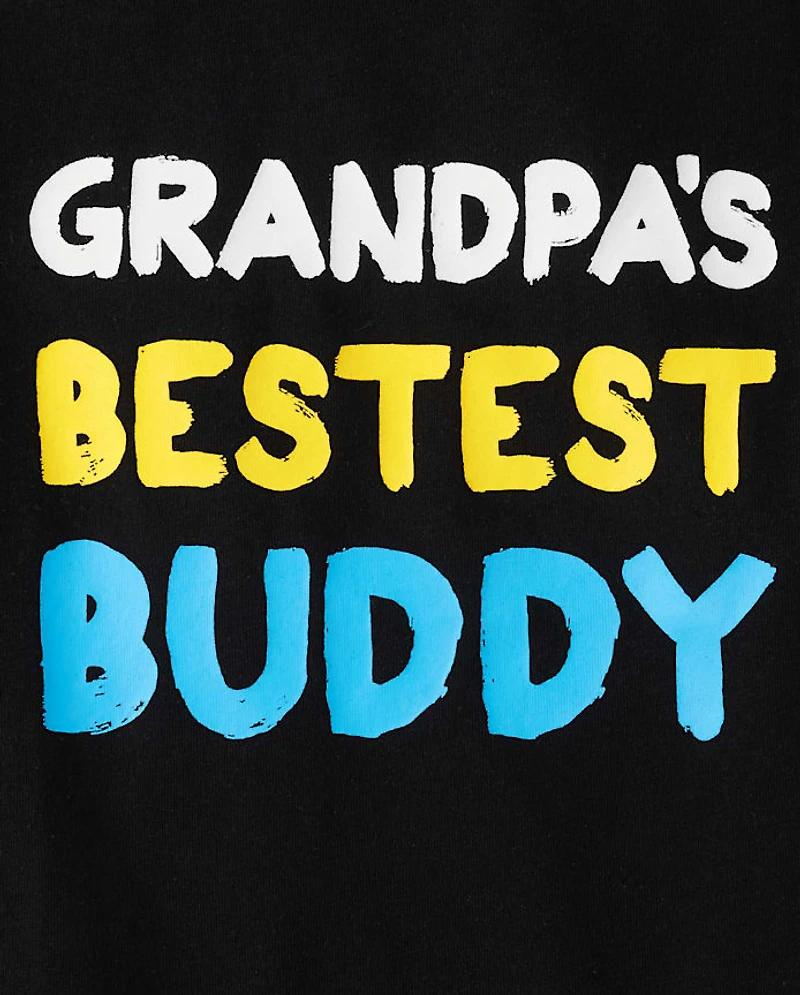 Toddler Boys Grandpa's Buddy Graphic Tee