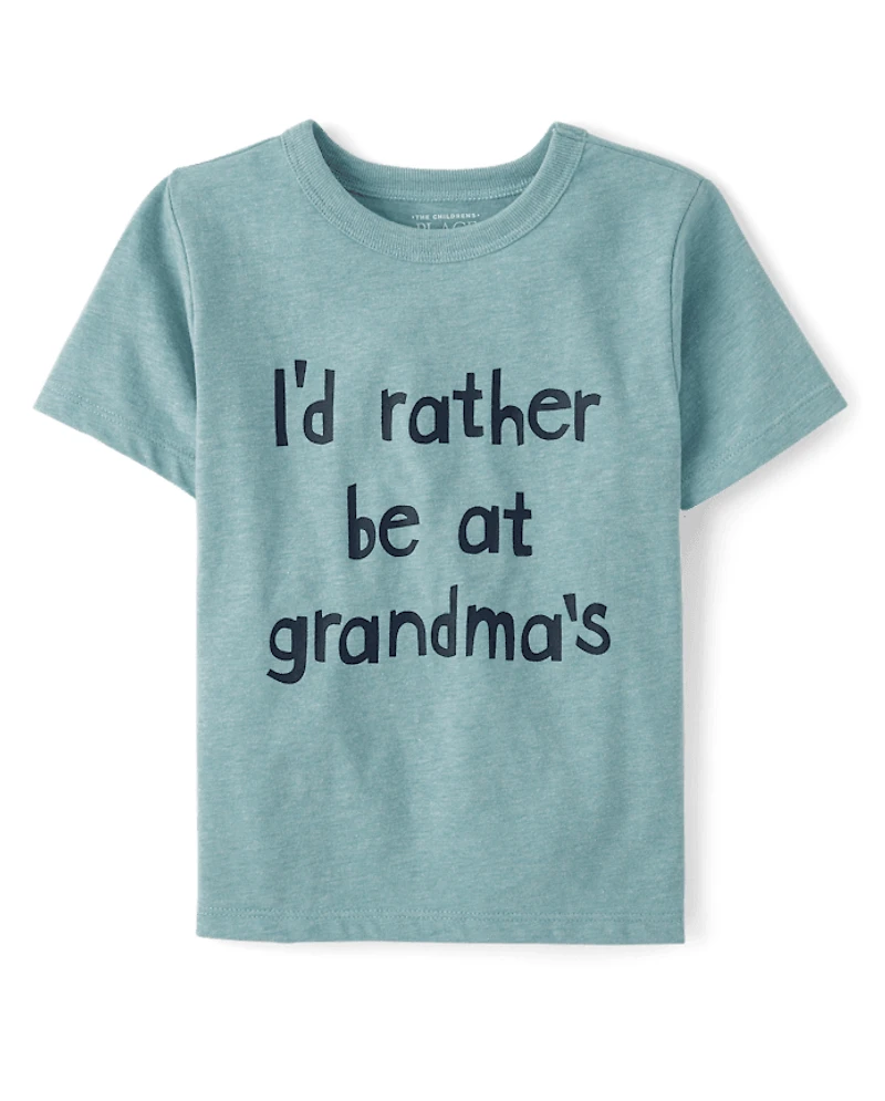 Toddler Boys At Grandma's Graphic Tee