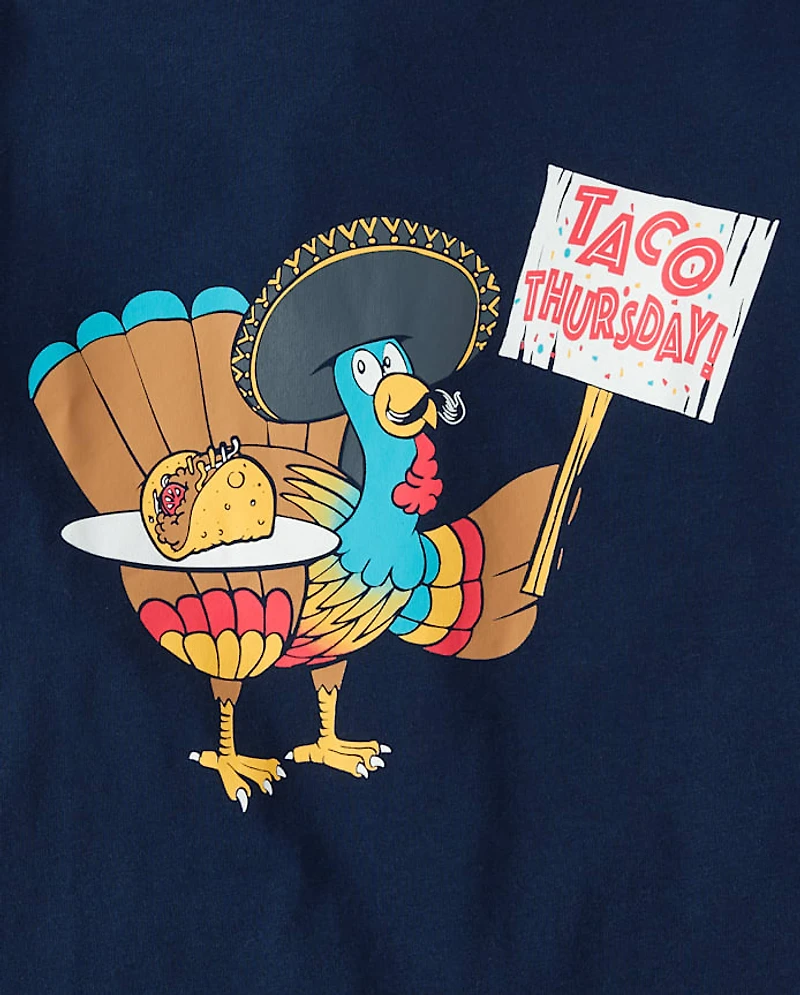 Boys Turkey Taco Graphic Tee