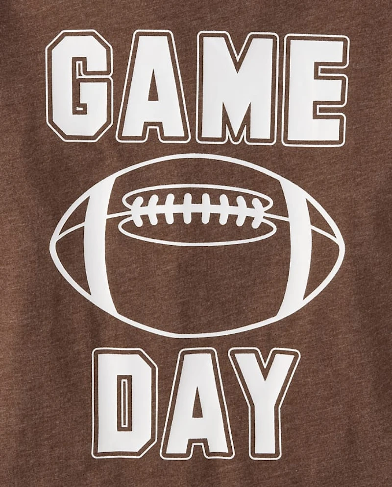 Boys Football Game Day Graphic Tee