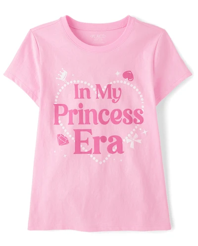 Girls Princess Era Graphic Tee