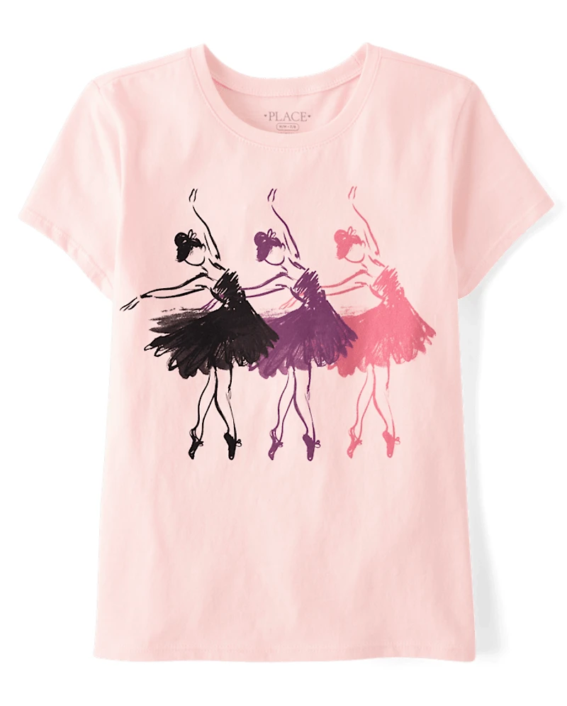 Girls Ballet Dancers Graphic Tee