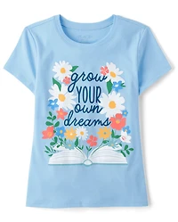 Girls Grow Your Dreams Graphic Tee