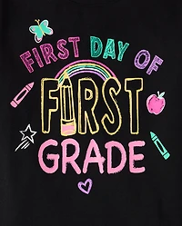 Girls First Day Grade Graphic Tee