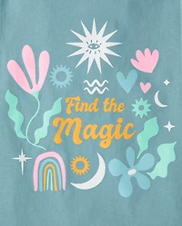 Lot de 4 t-shirts graphiques tendance pour filles