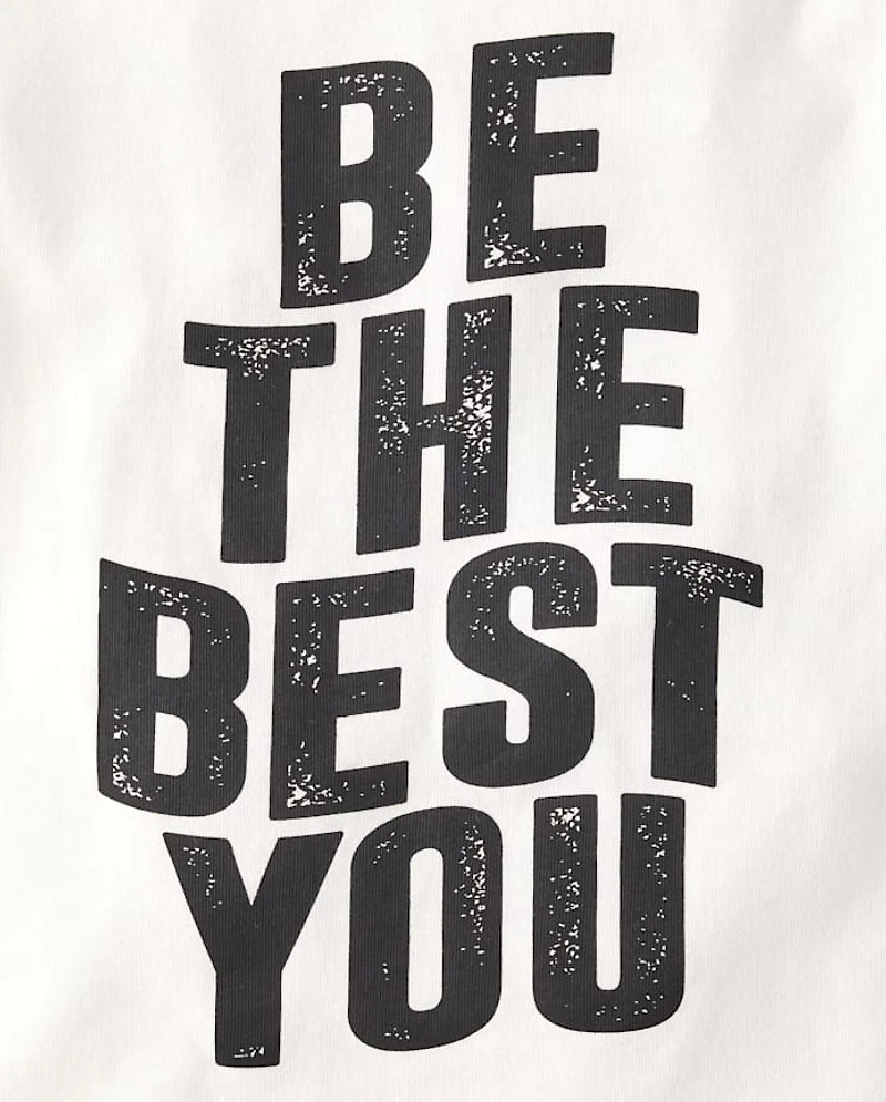 Girls Be The Best You Graphic Baby Tee