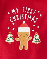 Baby First Christmas Graphic Bodysuit