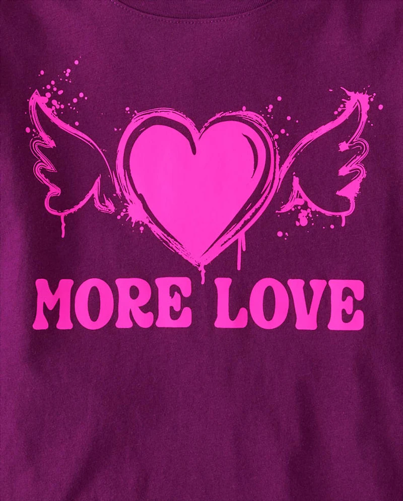 Girls More Love Graphic Tee