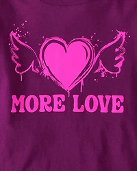 Girls More Love Graphic Tee