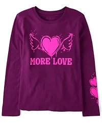 Girls More Love Graphic Tee