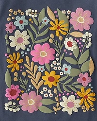 Baby And Toddler Girls Floral Graphic Tee 5-Pack