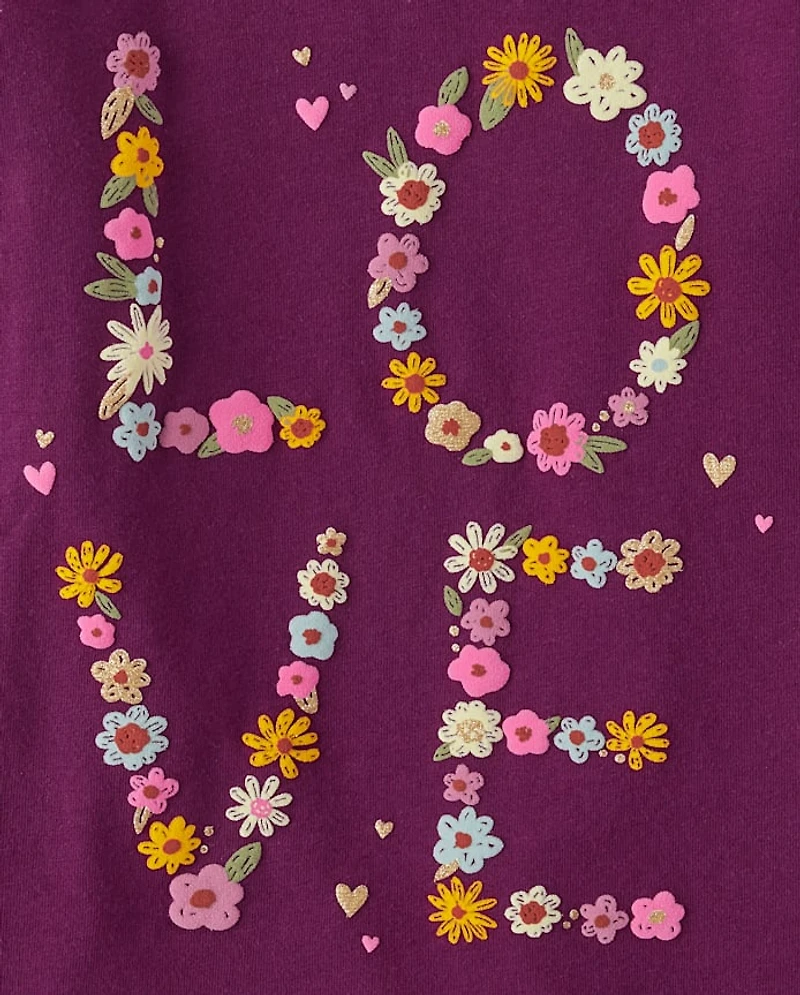 Baby And Toddler Girls Floral Graphic Tee 5-Pack