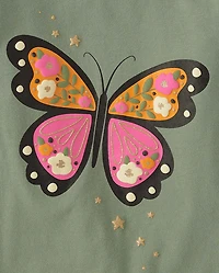 Baby And Toddler Girls Floral Graphic Tee 5-Pack