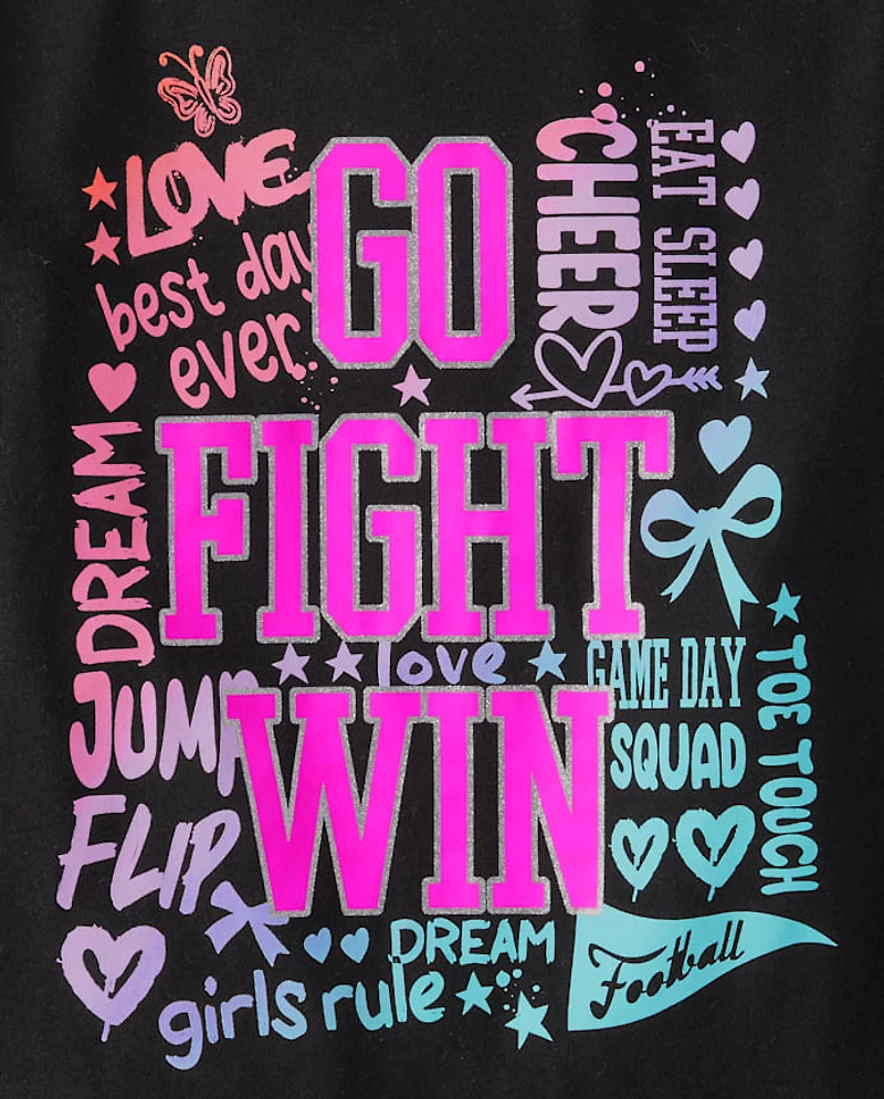 Girls Go Fight Win Graphic Tee