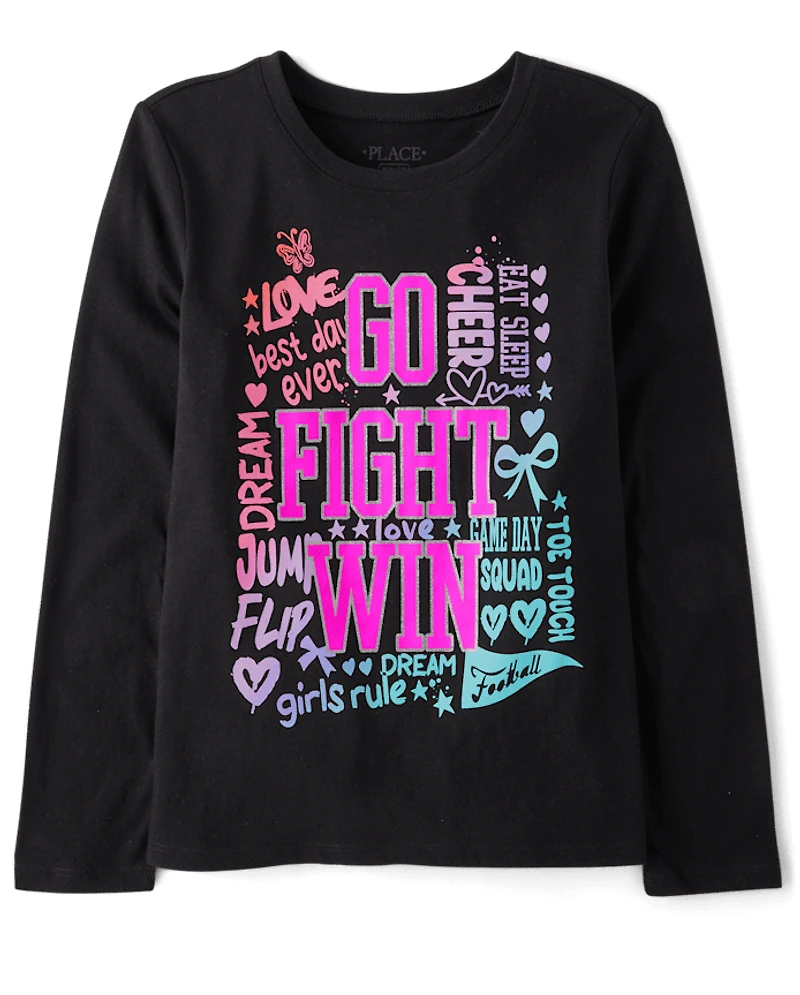 Girls Go Fight Win Graphic Tee