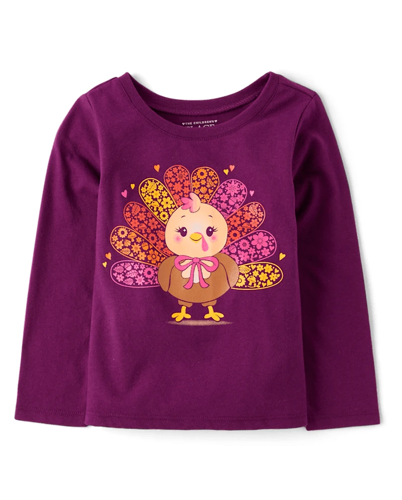 T-shirt graphique Turquie pour bébés et petites filles