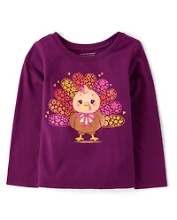 T-shirt graphique Turquie pour bébés et petites filles