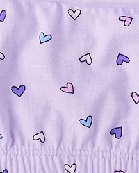 Girls Heart Bralette 5-Pack
